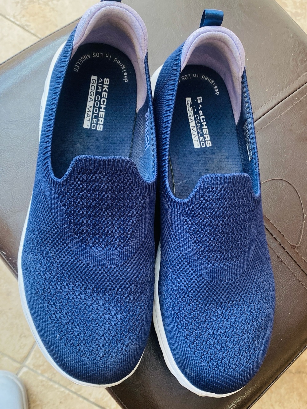 Skechers go walk navy size 9.5